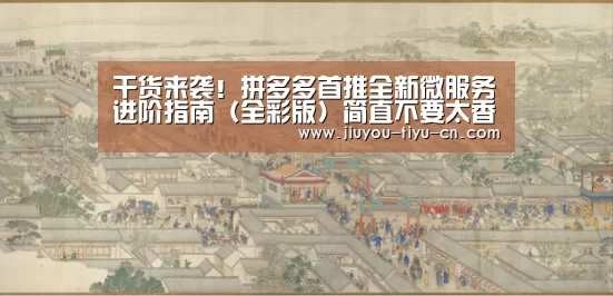 干货来袭!拼多多首推全新微服务进阶指南(全彩版)简直不要太香:九游官网下载(图1) 九游官网下载